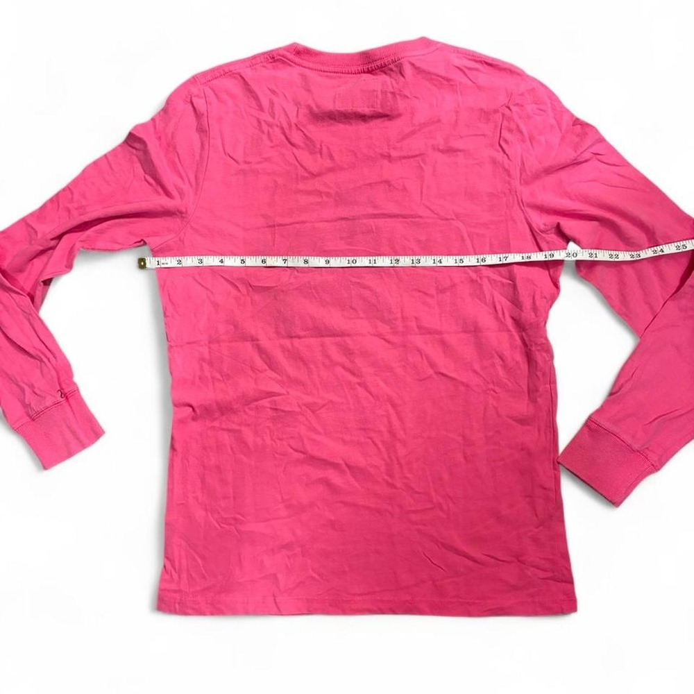 Vintage Y2K Abercrombie & Fitch Pink Embroidered Moose Long Sleeve - Picture 3 of 4